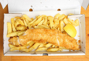 Small Fish and Chip Biodegradable Boxes - 100 Per Pack