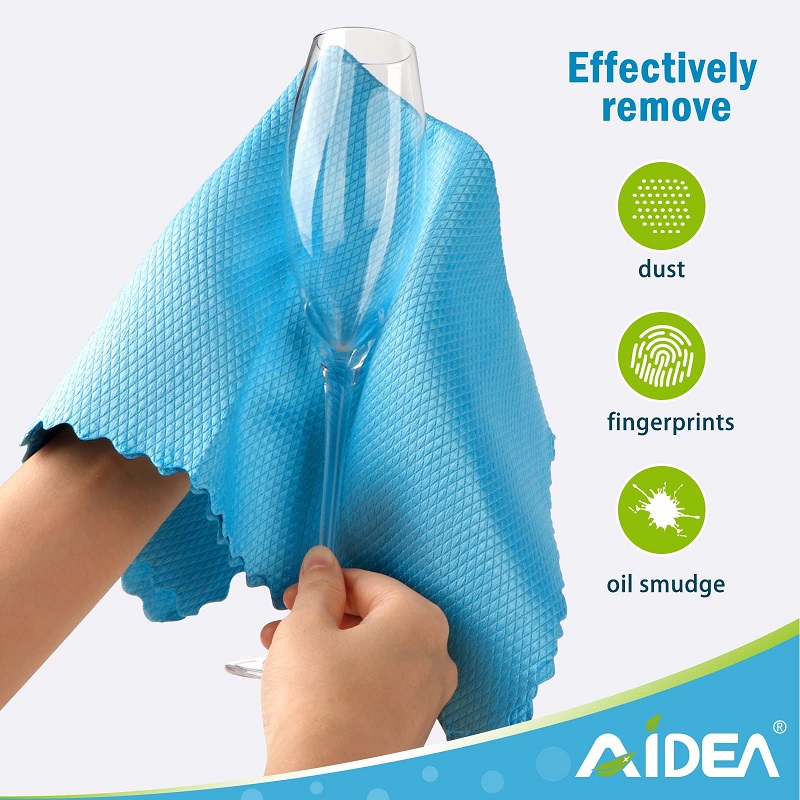 FishScale Glass Polishing Cloth 40 x 40cm - 10x Per Pack