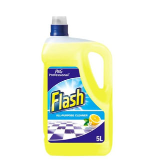 Flash Multi-Surface & Floor Cleaner 5 Litre Lemon - 1x Per Pack