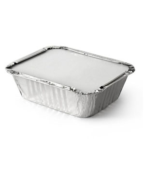 Foil Containers with Lids - No. 2 Size 4