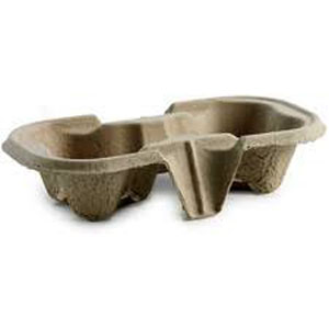 2x Cup Holders Moulded Pulp - 360x Per Case