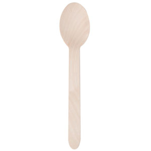 Wooden Desert Spoon Biodegradable - 100 Per Pack