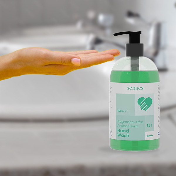 Senses Fragrance-Free Antibacterial Hand Wash - 500ml Bottle