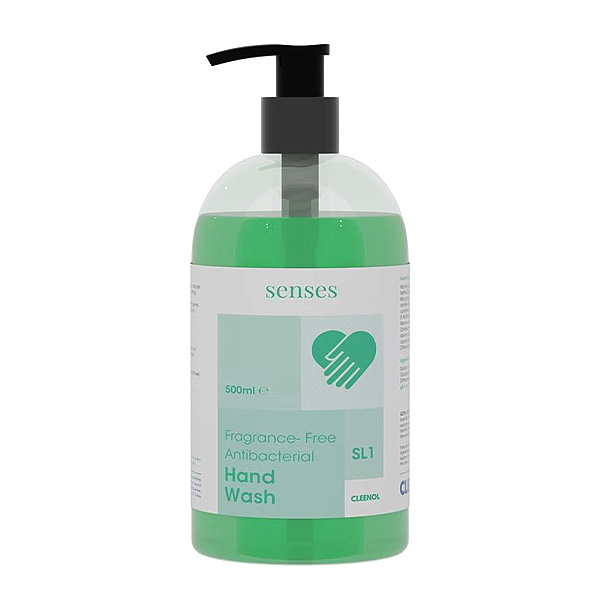 Senses Fragrance-Free Antibacterial Hand Wash - 500 ml Bottle