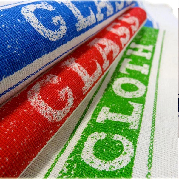 Premium Cotton Glass Cloths 500mm x 760mm - 10x Per Pack