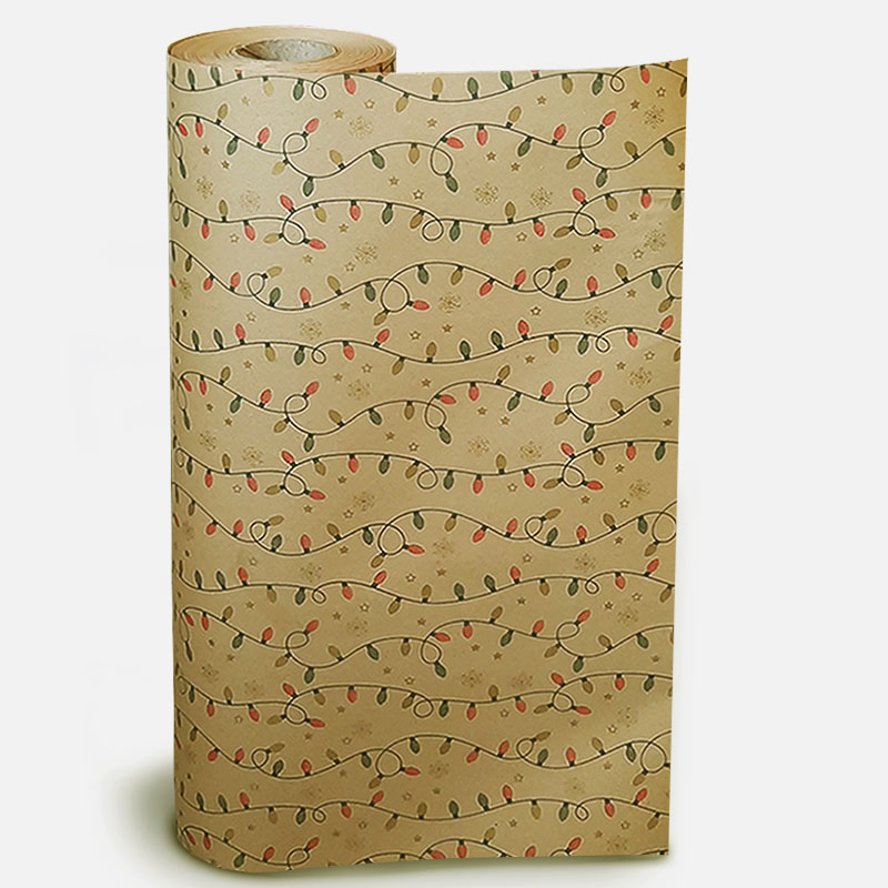 Gift Wrapping Paper Rolls - Design Winter Fairytale - 500mm x 100m 65gsm - 1x Roll Per Pack