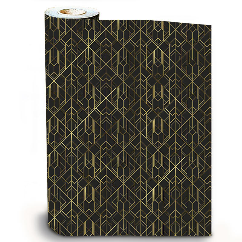 Counter Gift Wrap Rolls - Design Goldie - 500mm x 100m 80gsm - 1x Roll Per Pack