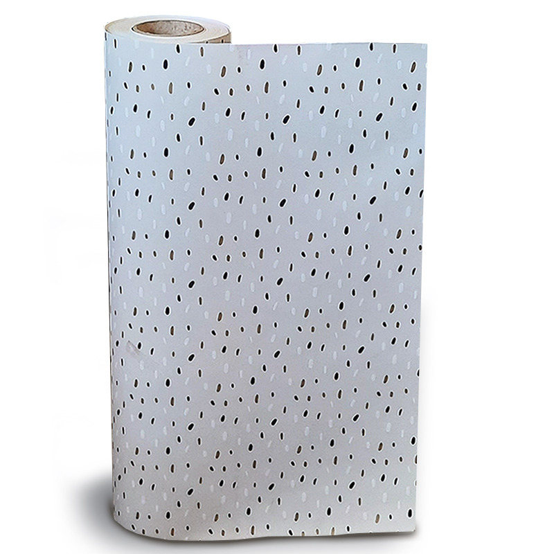 Counter Gift Wrap Rolls - Design Hello - 500mm x 100m 80gsm - 1x Roll Per Pack