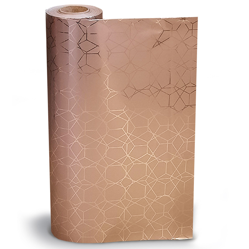 Counter Gift Wrap Rolls Metallic Brown - 500mm x 100m 74gsm - 1x Roll Per Pack