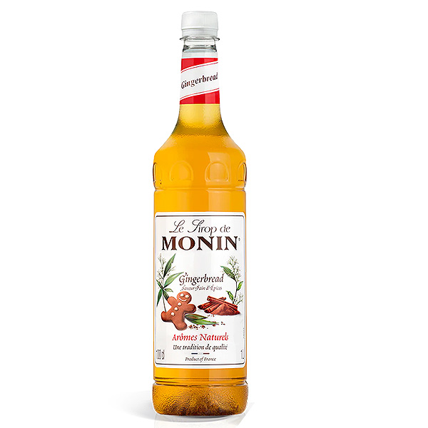 Monin Gingerbread Syrup 1 Litre Bottle - 1x Per Pack