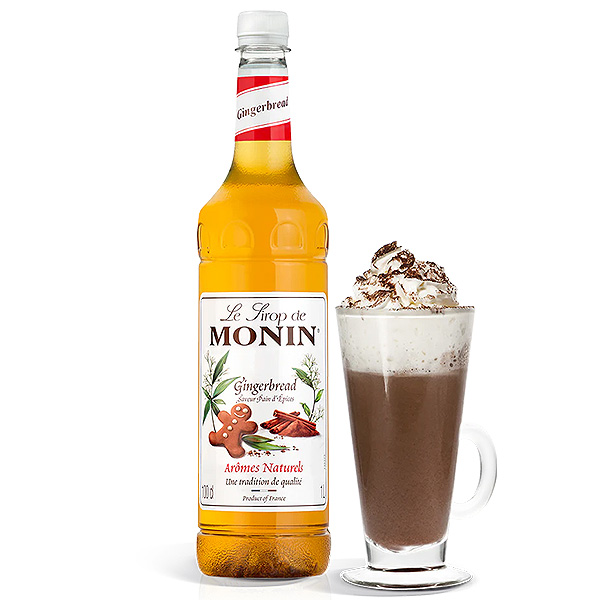 Monin Gingerbread Syrup 1 Litre Bottle - 1x Per Pack
