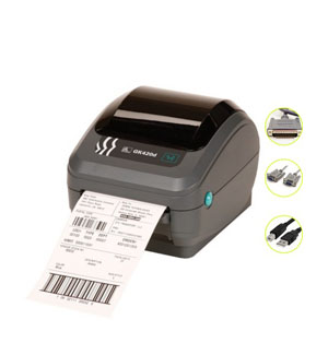 Zebra Direct Thermal Label Printer GK420d - USB/Serial/Parallel Zebra 