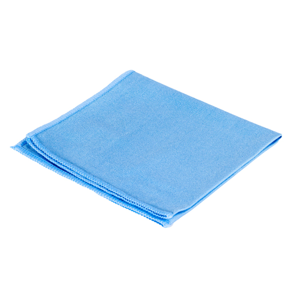 Microfibre Glass Cloths Blue - 10x Per Pack