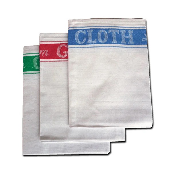 Union Linen Glass Cloths 510mm x 760mm - 5x Per Pack