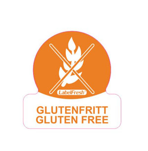 Allergy Food Label Gluten Free  - 30mm x 30mm - 500 Labels Per Pack