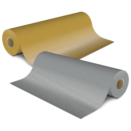 Gold Pure Ribbed Kraft Rolls - 500mm x 100m 65gsm - 1x Roll Per Pack