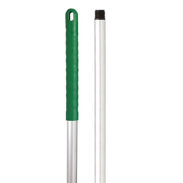 Socket Mop Handle Aluminium Green - 1.4 Metre - Green Grip
