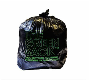 The Green Sack - Black Refuse Bags - Medium Duty 90L - 40x Per Box