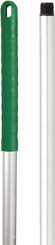 Excel/RHP Mop Handle Aluminium Green - 1.2 Metre - Green Grip