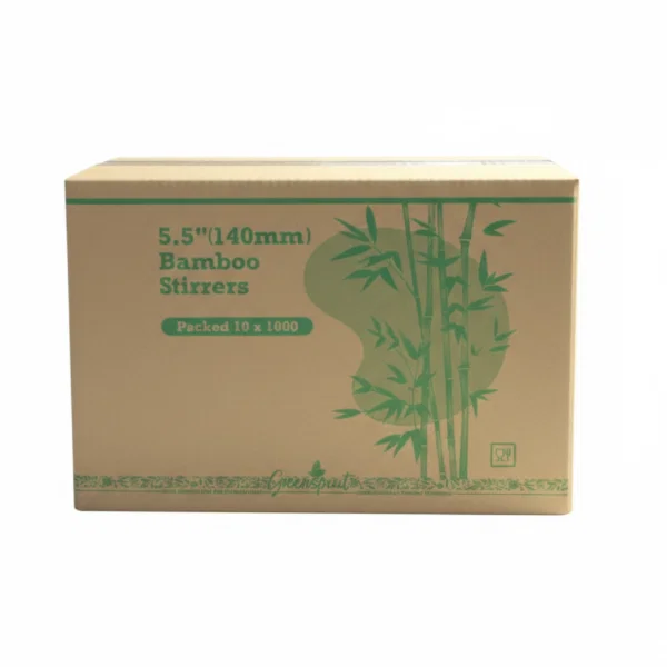 Wooden Bamboo Coffee Stirrers 5.5" - 1000x Per Pack