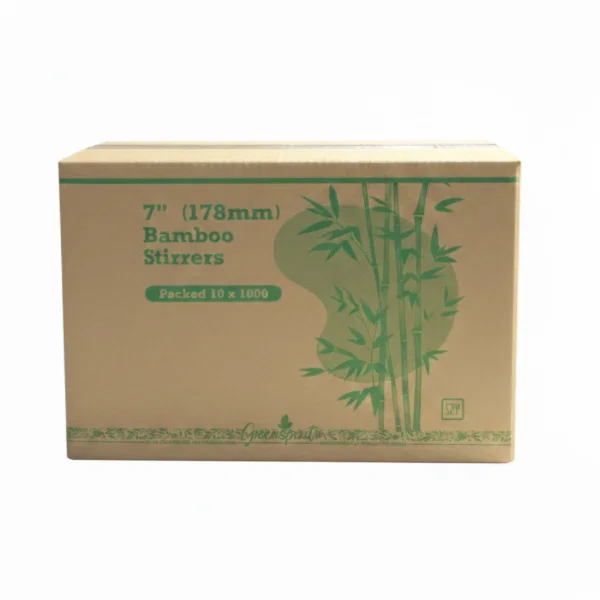 Wooden Bamboo Coffee Stirrers 7" - 1000x Per Pack