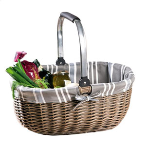 Wicker Shopping Basket - 1 Per Pack