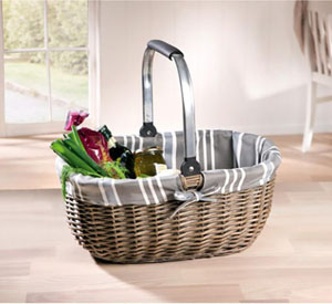 Wicker Shopping Basket - 1 Per Pack