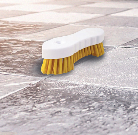 Hand Scrubbing Yellow Brushes - 1x Per Pack