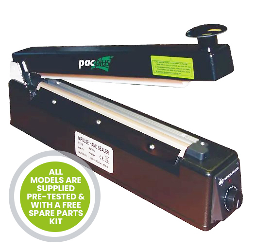 Pacplus 300mm Impulse Single Bar Heat Sealer - 1x Per Pack