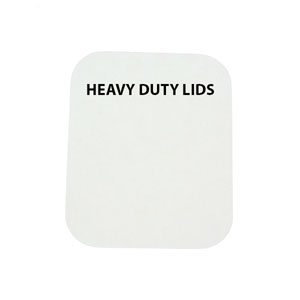 Heavy Duty Foil Tray Lids - No. 2 Size 4