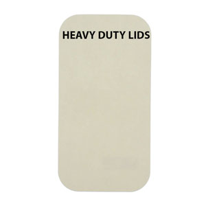 Heavy Duty Foil Tray Lids - No. 6A Size 4