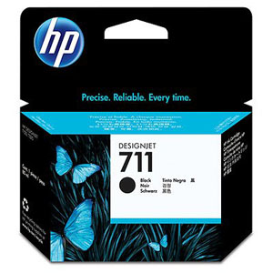 HP 711 Black Ink Cartridge 80ml - CZ133A