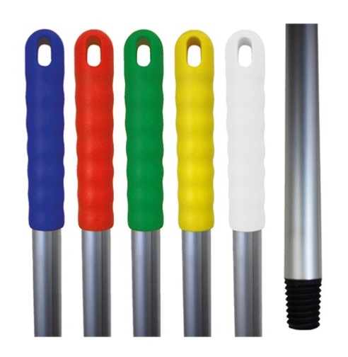 Excel / RHP Mop Handle Aluminium White - 1.4 Metre - White Grip Excel / RHP Mop Handle Aluminium White - 1.4 Metre - White Grip