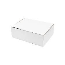 White Postal Boxes - 305mm x 240mm x 100mm - 50x Per Pack