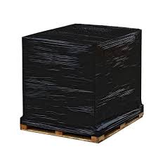 Pallet Wrap Black 500mm x 200m - 23 Micron - Flush Core - 1x Roll Per Pack