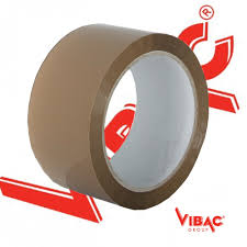 Vibac Grade A Packaging Tape 48mm x 66m Buff - 6x Rolls Per Pack