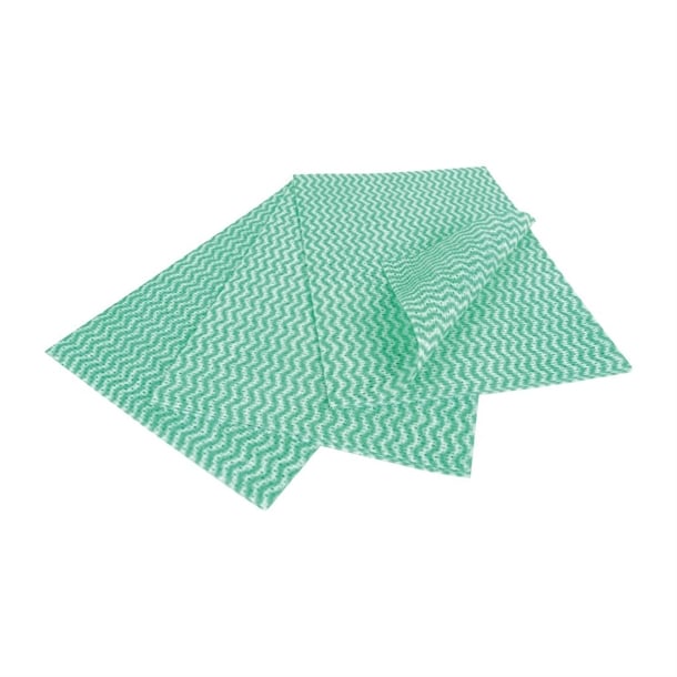 All Purpose Cloths 300mm x 380mm Green - 50x Per Pack