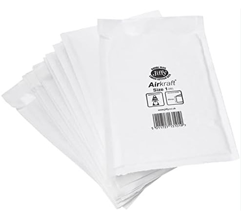 Jiffy Airkraft Bags - Size 00 - 115mm x 195mm - 100x Per Pack