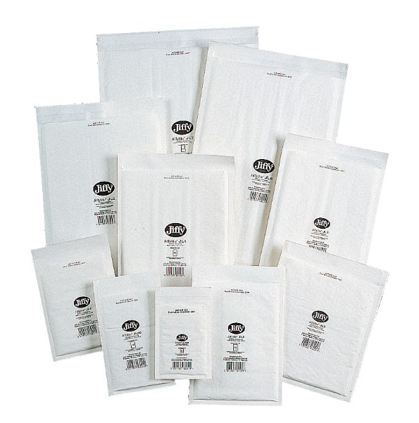 Jiffy Airkraft Bags - Size 0 - 140mm x 195mm - 100x Per Pack