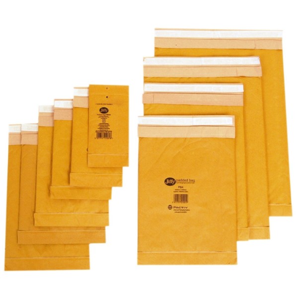 Jiffy Orginal Padded Bags - Size 6 - 298mm x 464mm - 50x Per Pack