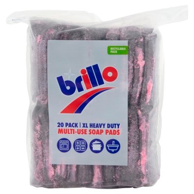 Jumbo Brillo Soap Pads - 20x Per Pack