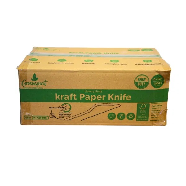 Heavy Duty Kraft Paper Knives - 100x Per Pack
