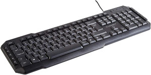 Q-Connect Ergonomic Wired Keyboard Q-Connect Ergonomic Wired Keyboard