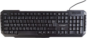 Q-Connect Ergonomic Wired Keyboard