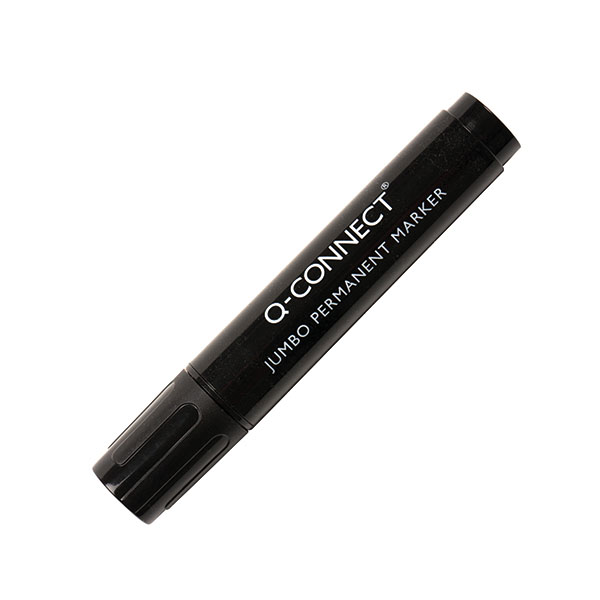 Q-Connect Jumbo Permanent Marker Black - 10x Per Pack
