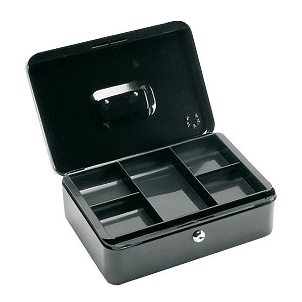 10" Black Cash Box - 1x Per Pack