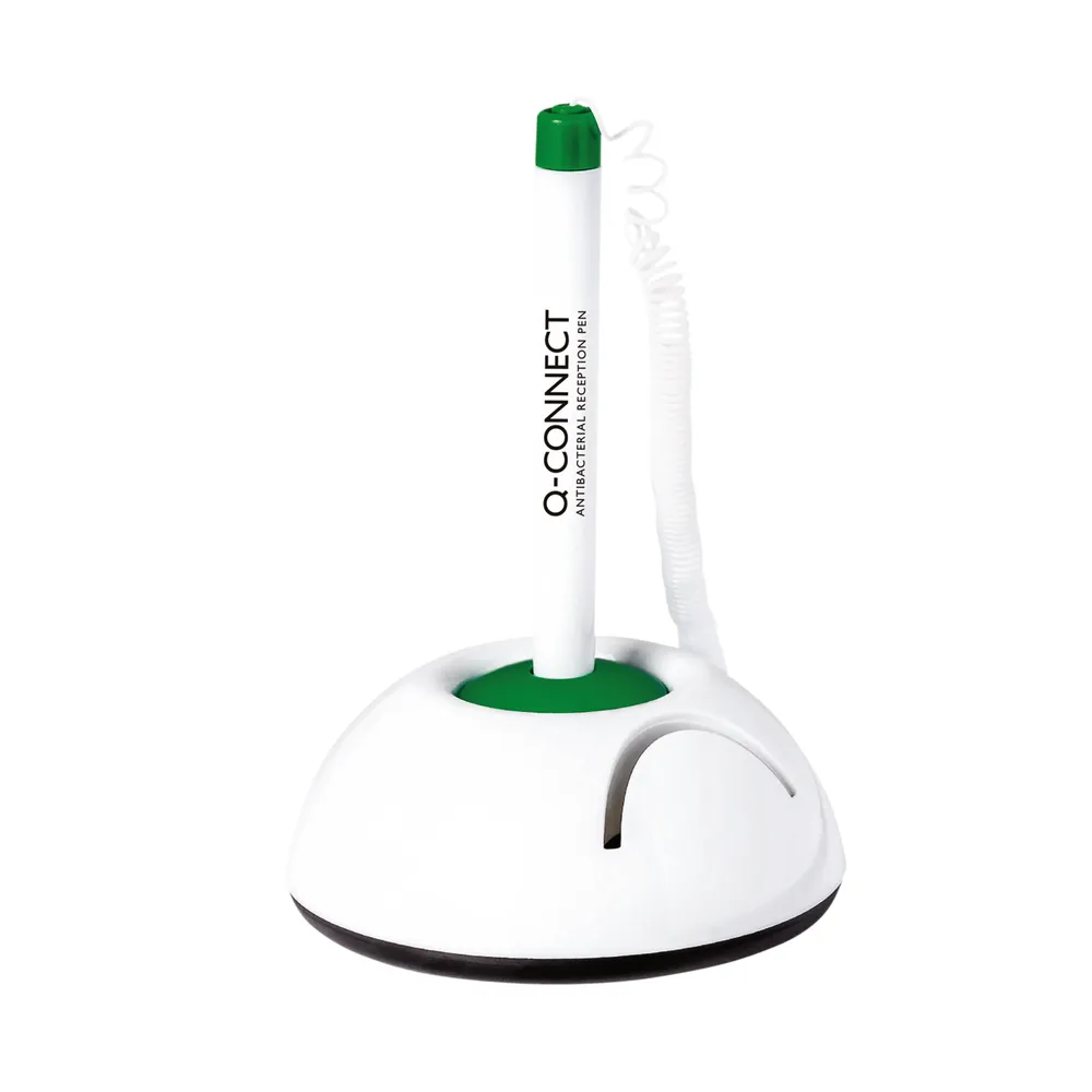 Q-Connect Reception Pen & Holder 3x Refills Blue Q-Connect Reception Pen & Holder 3x Refills Blue