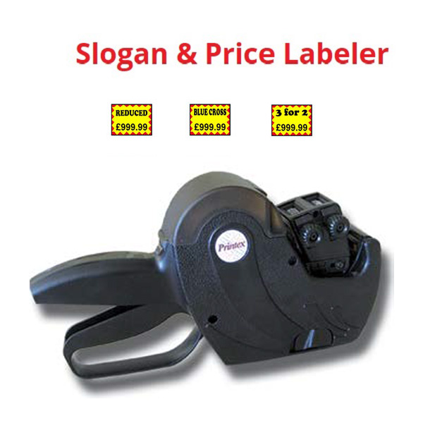 Klik Price Gun Z7 - Promo Double Line XL Price Labeler 7 Digits/Slogan