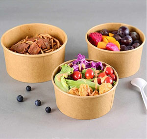 Kraft Salad Bowls - Value Range - 750ml - 50x Per Pack