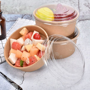 Kraft Salad Bowls - Value Range - 1300ml - 50x Per Pack